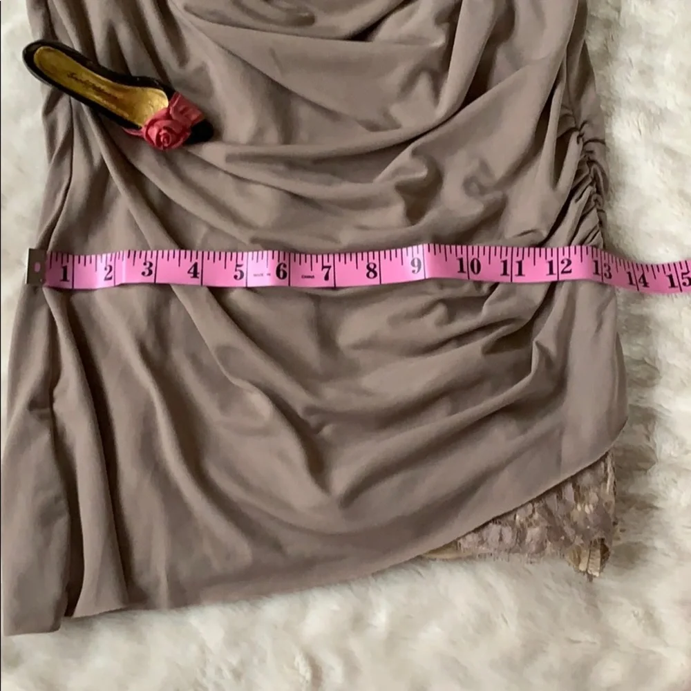 EUC+++CARMEN  Sexy sleeveless ruched top /size XS - Picture 6 of 11